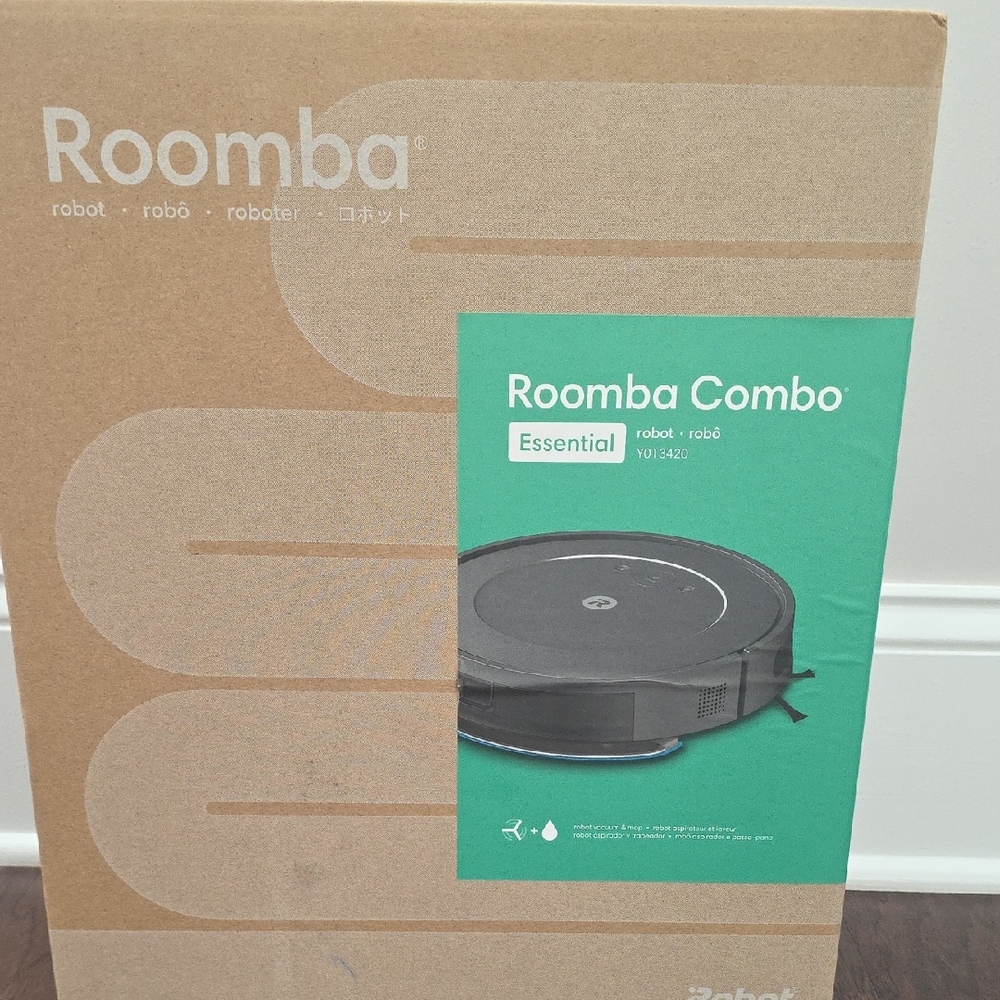 Roomba Combo Essential Robot Vacuum - Black